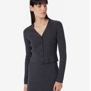 Frank and Oak Merino Wool Ribbed Cardigan | Size M | NEW WITH TAGS